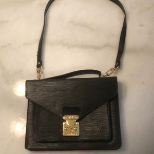 Luxury black bag for iPad or notebooks